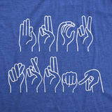 Mens Funny T Shirts Fuck Trump Sign Language Sarcastic Graphic Novelty Tee for Men