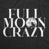 Mens Funny T Shirts Full Moon Crazy Sarcastic Lunar Graphic Novelty Tee for Men