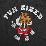 Youth Funny T Shirts Fun Sized Sarcastic Candy Bar Graphic Novelty Tee for Kids