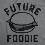 Future Foodie Baby Bodysuit Funny Sarcastic Burger Graphic Novelty Jumper for Infants