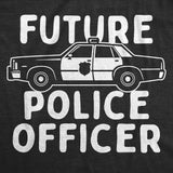 Youth Funny T Shirts Future Police Officer Sarcastic Cop Graphic Novelty Tee for Kids