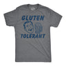 Mens Funny T Shirts Gluten Tolerant Sarcastic Drinking Graphic Novelty Tee for Men