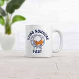 Going Nowhere Fast Mug Funny Sarcastic Hamster Graphic Novelty Coffee Cup-11oz