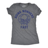 Womens Funny T Shirts Going Nowhere Fast Sarcastic Hamster Graphic Novelty Tee for Ladies