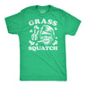 Mens Funny T Shirts Grass Squatch Sarcastic 420 Bigfoot Graphic Novelty Tee for Men