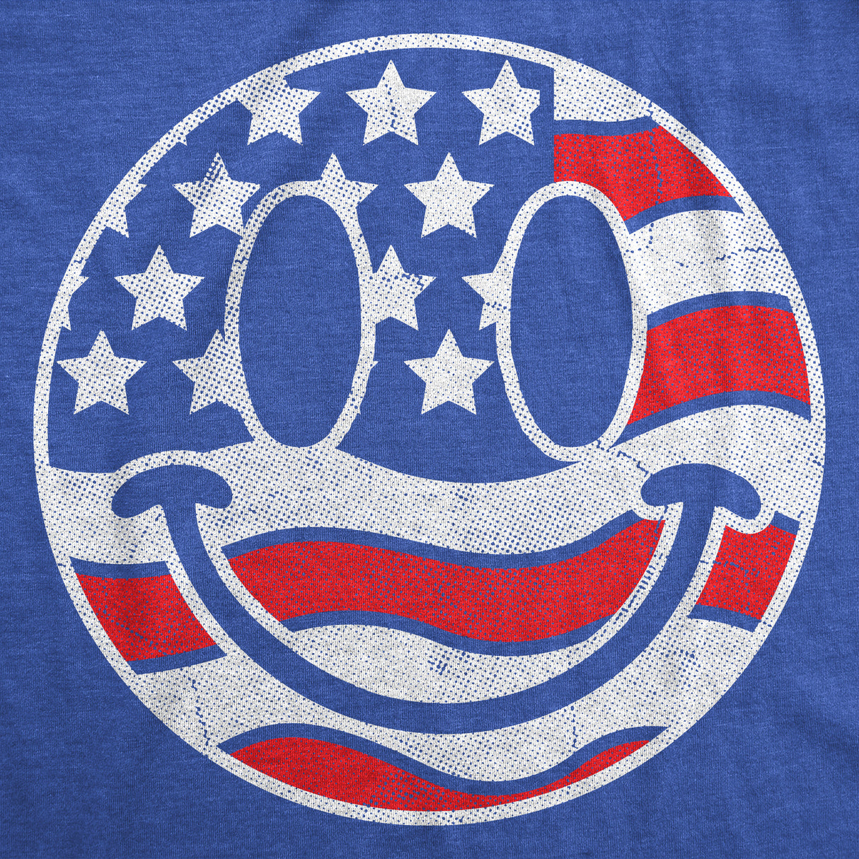 Mens Funny T Shirts American Flag Smile Sarcastic Fourth Of July Graphic Novetly Tee for Men