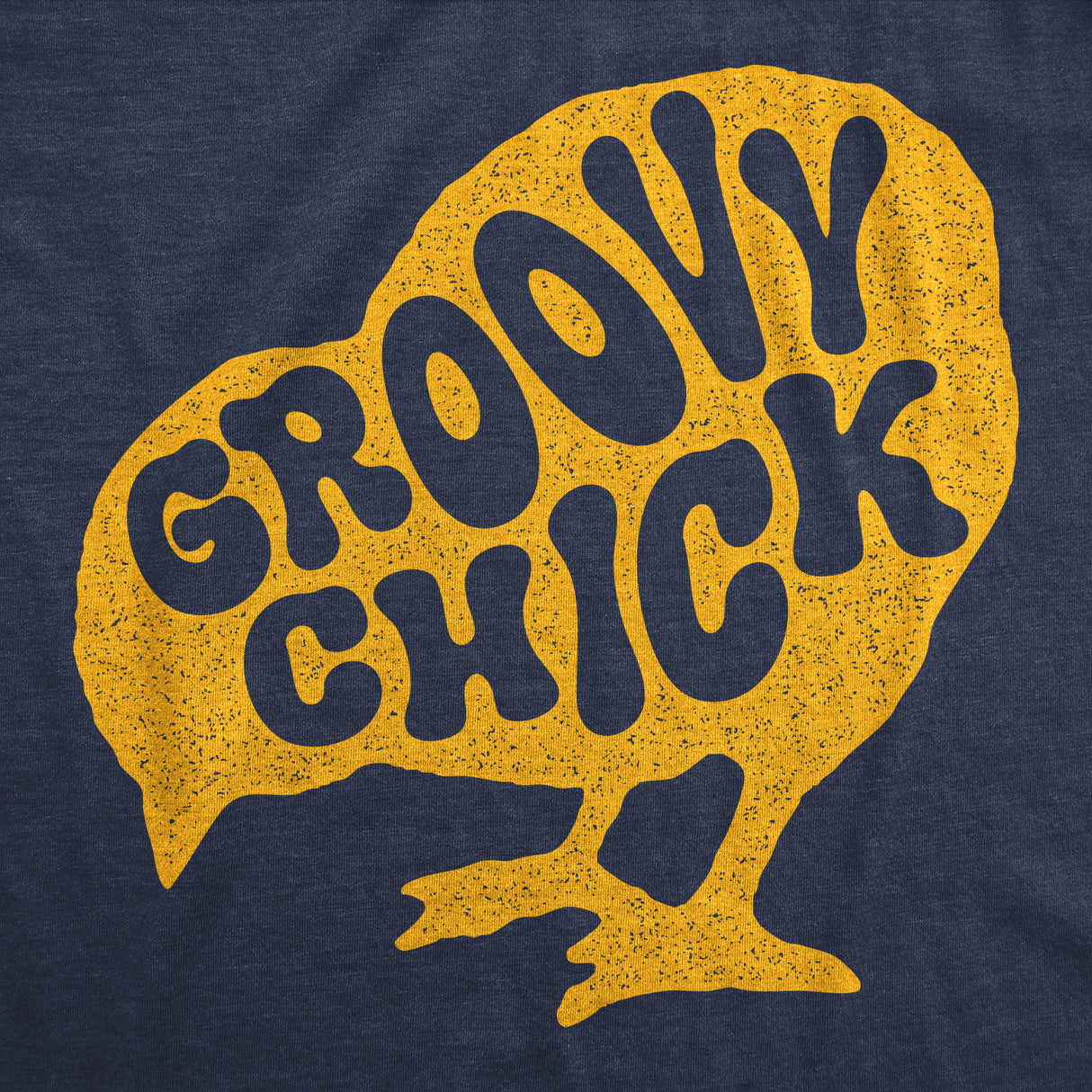 Womens Funny T Shirts Groovy Chick Sarcastic Easter Graphic Novelty Tee for Ladies