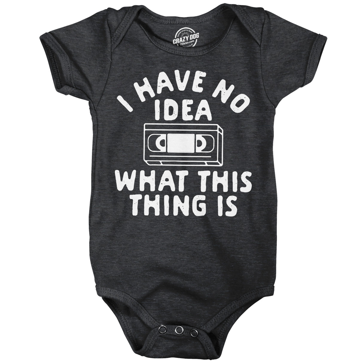 I Have No Idea What This Thing Is Baby Bodysuit Funny Sarcastic VHS Graphic Novelty Jumper for Infants