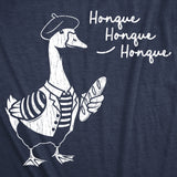 Mens Funny T Shirts Honque Honque Sarcastic French Goose Graphic Novelty Tee for Men