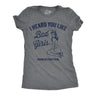 Womens Funny T Shirts I Heard You Like Bad Girls Im Bad At Everything Sarcastic Novelty Tee for Ladies