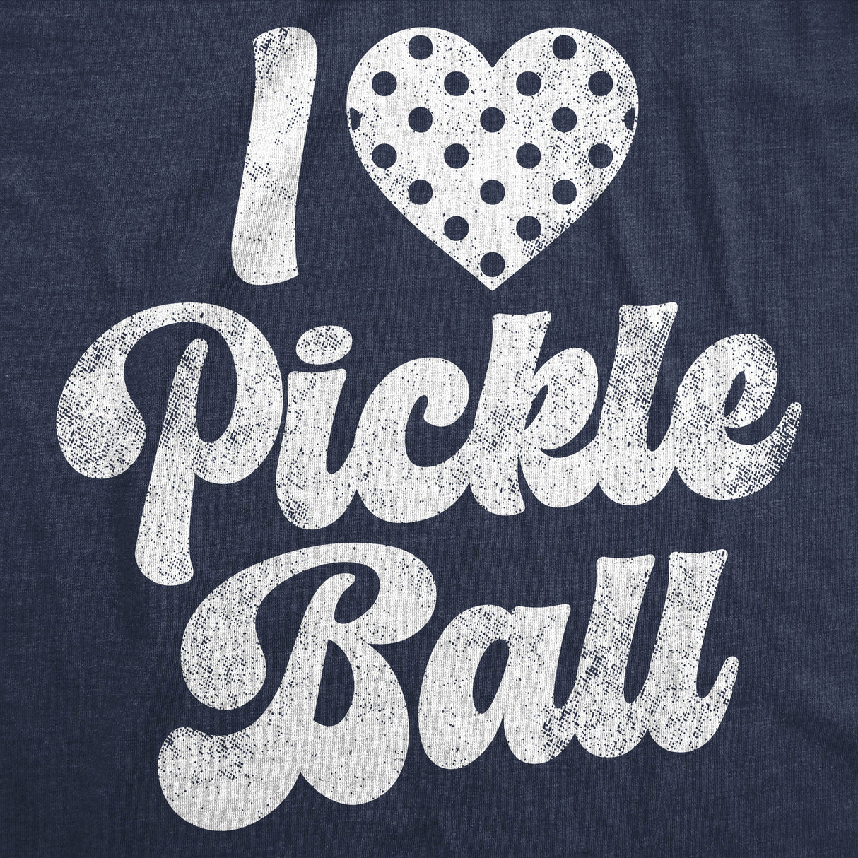 Womens Funny T Shirts I Heart Pickleball Sarcastic Graphic Novelty Tee For Ladies