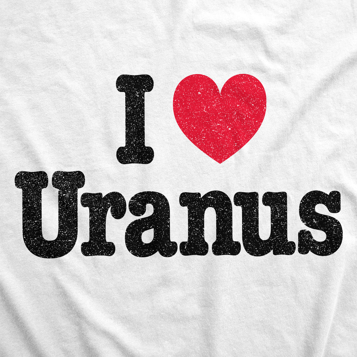 Mens Funny T Shirts I Heart Uranus Sarcastic Space Joke Graphic Novelty Tee for Men