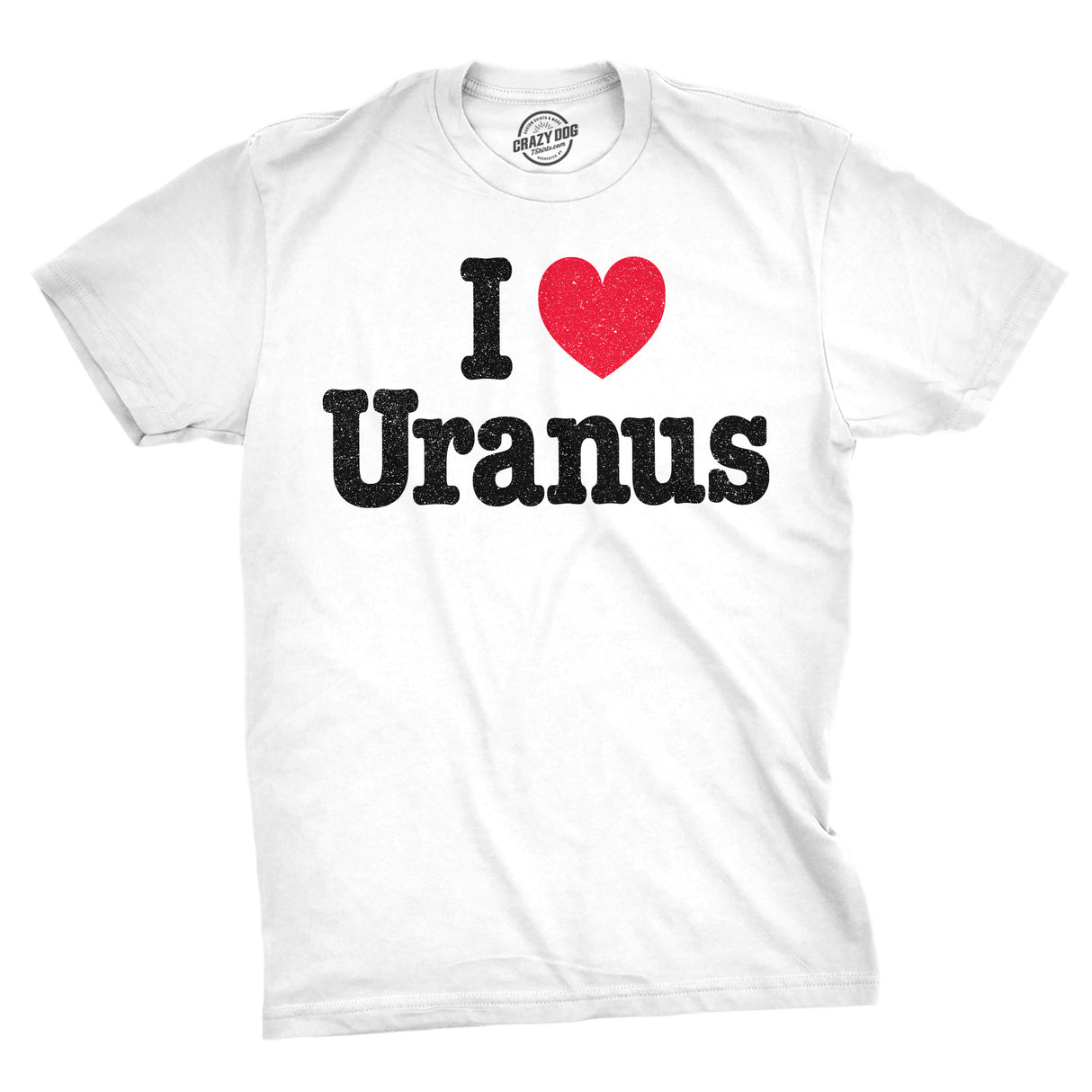 Mens Funny T Shirts I Heart Uranus Sarcastic Space Joke Graphic Novelty Tee for Men