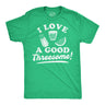 Mens Funny T Shirts I Love A Good Threesome Sarcastic Lime Salt Tequila Graphic Novelty Tee for Men