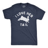 Mens Funny T Shirts I Love Her Tail Sarcastic Easter Graphic Novelty Tee for Men