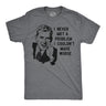 Mens Funny T Shirts I Never Met A Problem I Couldnt Make Worse Sarcastic Graphic Novelty Tee for Men