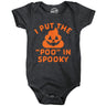Baby Bodysuit Funny I Put The Poo In Spooky Sarcastic Halloween Graphic Novelty Jumper For Infants