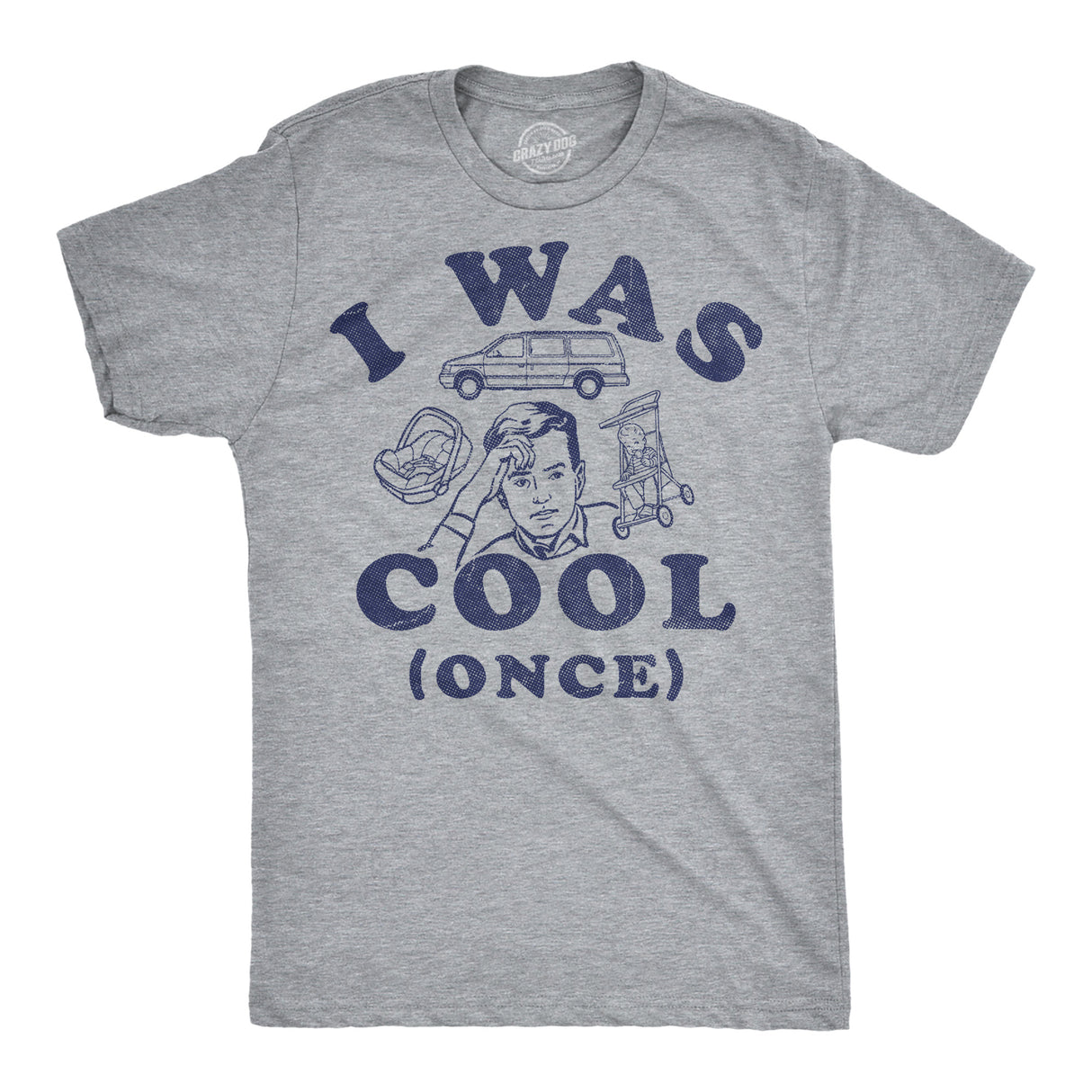 Mens Funny T Shirts I Was Cool Once Sarcastic Dad Graphic Novelty Fathers Day Tee For Men