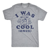 Mens Funny T Shirts I Was Cool Once Sarcastic Dad Graphic Novelty Fathers Day Tee For Men