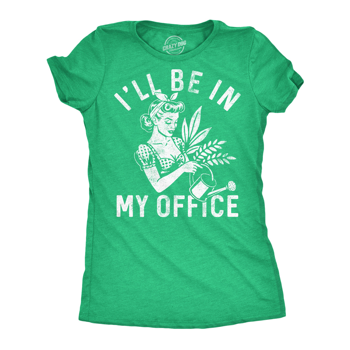 Womens Funny T Shirts Ill Be In My Office Gardening Sarcastic Plant Graphic Novelty Tee for Ladies