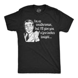 Mens Funny T Shirts Im No Weatherman But Ill Give You A Few Inches Tonight Sarcastic Novelty Tee for Men