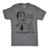 Mens Funny T Shirts Im Not Violent Im Expressive Sarcastic Graphic Novelty Tee for Men