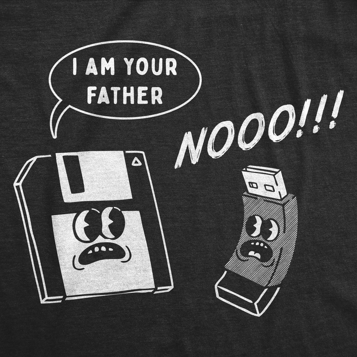 Mens Funny T Shirts I Am Your Father Floppy Disk Sarcastic Retro Technology Graphic Novelty Tee for Men
