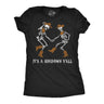 Womens Funny T Shirts Its A Hoedown Yall Sarcastic Western Skeleton Graphic Novelty Tee For Ladies