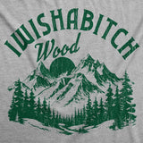 Mens Funny T Shirts Iwishabtich Wood Sarcastic Nature Graphic Novelty Tee for Men