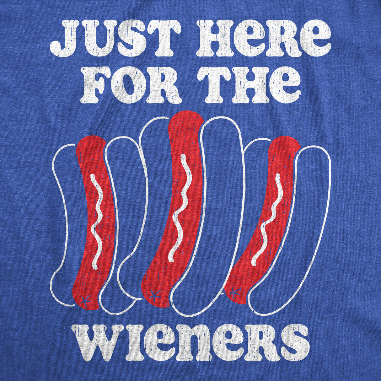 Mens Funny T Shirts Just Here for The Wieners Sarcastic Cookout Graphic Novelty Tee for Men