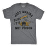 Mens Funny T Shirts Just Making Sure Its Not Poison Sarcastic Food Graphic Novelty Tee for Men