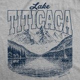 Mens Funny T Shirts Lake Titicaca Sarcastic Nature Graphic Novelty Tee for Men