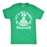 Mens Funny T Shirts Lets Get Paddy Whacked Sarcastic St Patricks Day Novelty Tee for Men