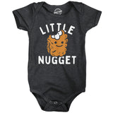 Little Nugget Baby Bodysuit Funny Sarcastic Chicken Nuggets Graphic Novelty Jumper for Infants