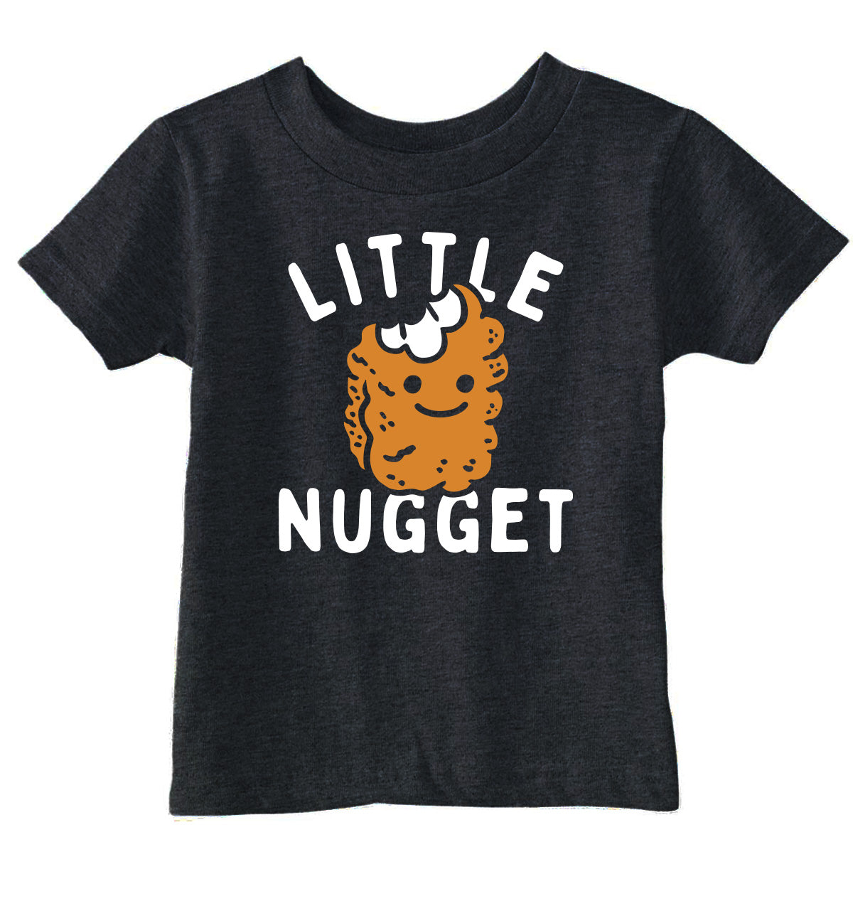 Toddler Funny T Shirts Little Nugget Sarcastic Chicken Nuggets Graphic Novelty Tee for Toddlers