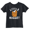 Toddler Funny T Shirts Little Nugget Sarcastic Chicken Nuggets Graphic Novelty Tee for Toddlers