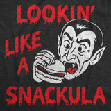 Womens Funny T Shirts Lookin Like A Snackula Sarcastic Vampire Graphic Novelty Halloween Tee For Ladies