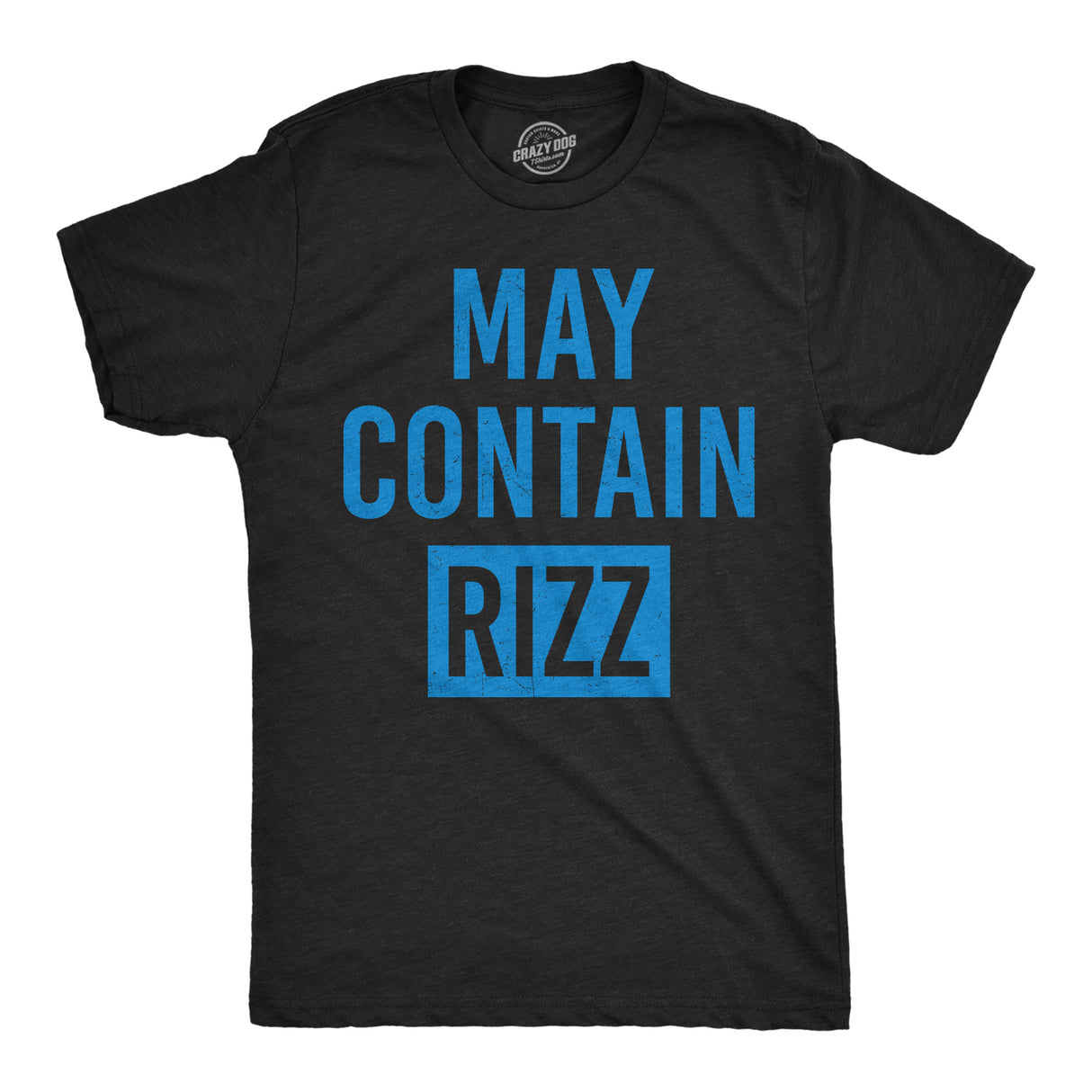 Mens Funny T Shirts May Contain Rizz Sarcastic Graphic Novelty Tee for Men
