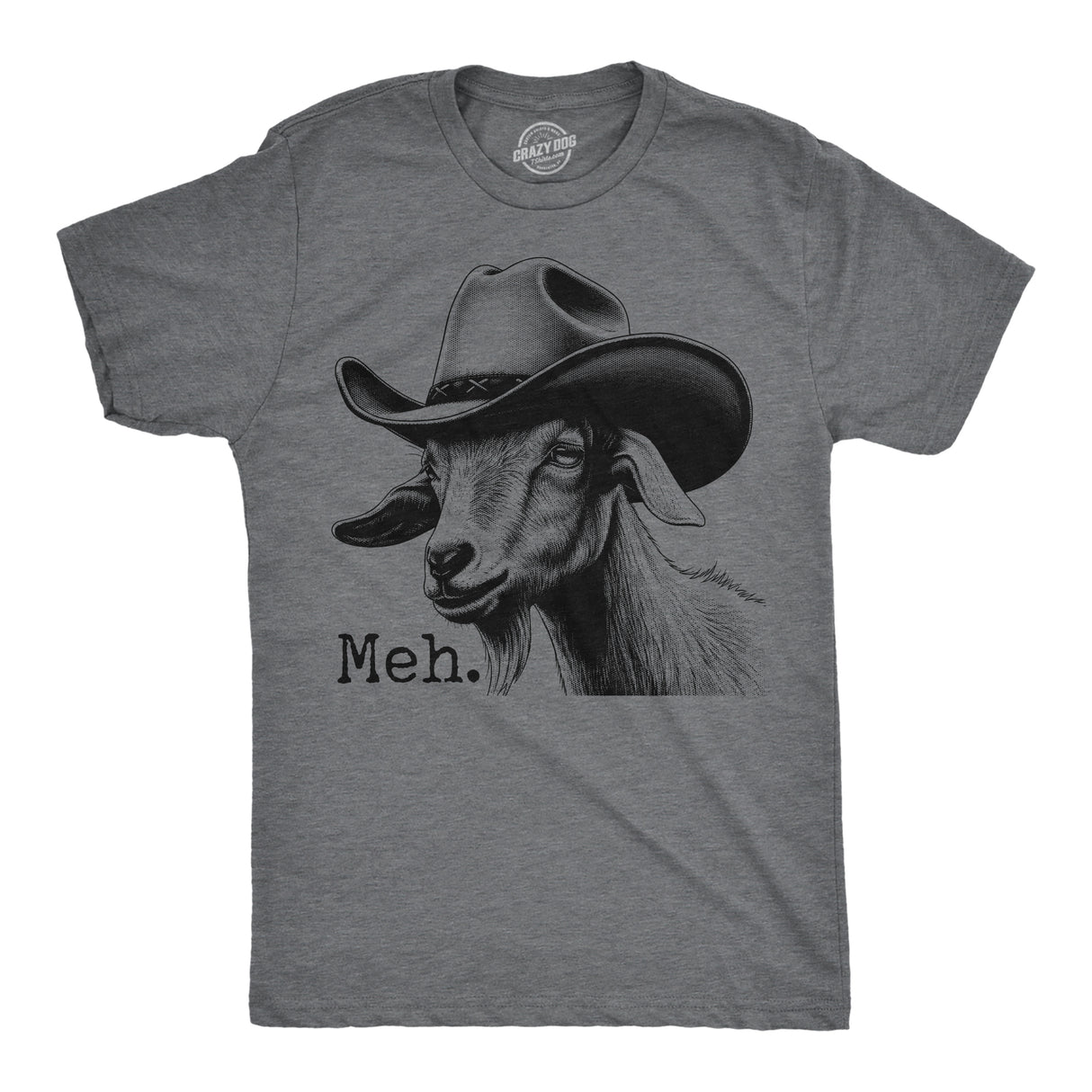 Mens Funny T Shirts Meh Goat Sarcastic Animal Graphic Novelty Tee For Men