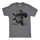 Mens Funny T Shirts Meh Goat Sarcastic Animal Graphic Novelty Tee For Men