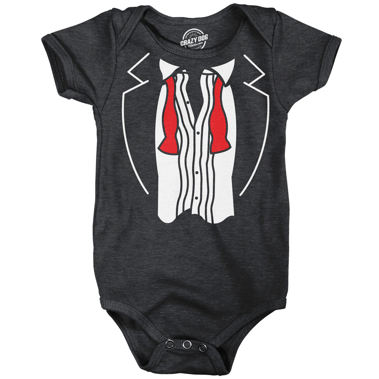 Messy Tuxedo Baby Bodysuit Funny Sarcastic Suit Graphic Novelty Jumper for Infants