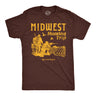 Mens Funny T Shirts Midwest Hunting Trip Sarcastic Hunters Graphic Novelty Tee for Men