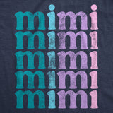 Womens Funny T Shirts Mimi Stacked Sarcastic Mothers Day Graphic Novelty Tee for Ladies