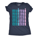 Womens Funny T Shirts Mimi Stacked Sarcastic Mothers Day Graphic Novelty Tee for Ladies
