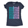 Womens Funny T Shirts Mimi Stacked Sarcastic Mothers Day Graphic Novelty Tee for Ladies