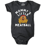 Mommys Little Meatball Baby Bodysuit Funny Sarcastic Graphic Novelty Jumper for Infants