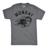 Mens Funny T Shirts Monday Face Punch Sarcastic Boxing Graphic Novelty Tee for Men