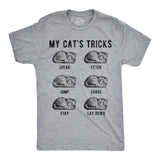 Mens Funny T Shirts My Cats Tricks Sarcastic Kitten Graphic Novelty Tee for Men