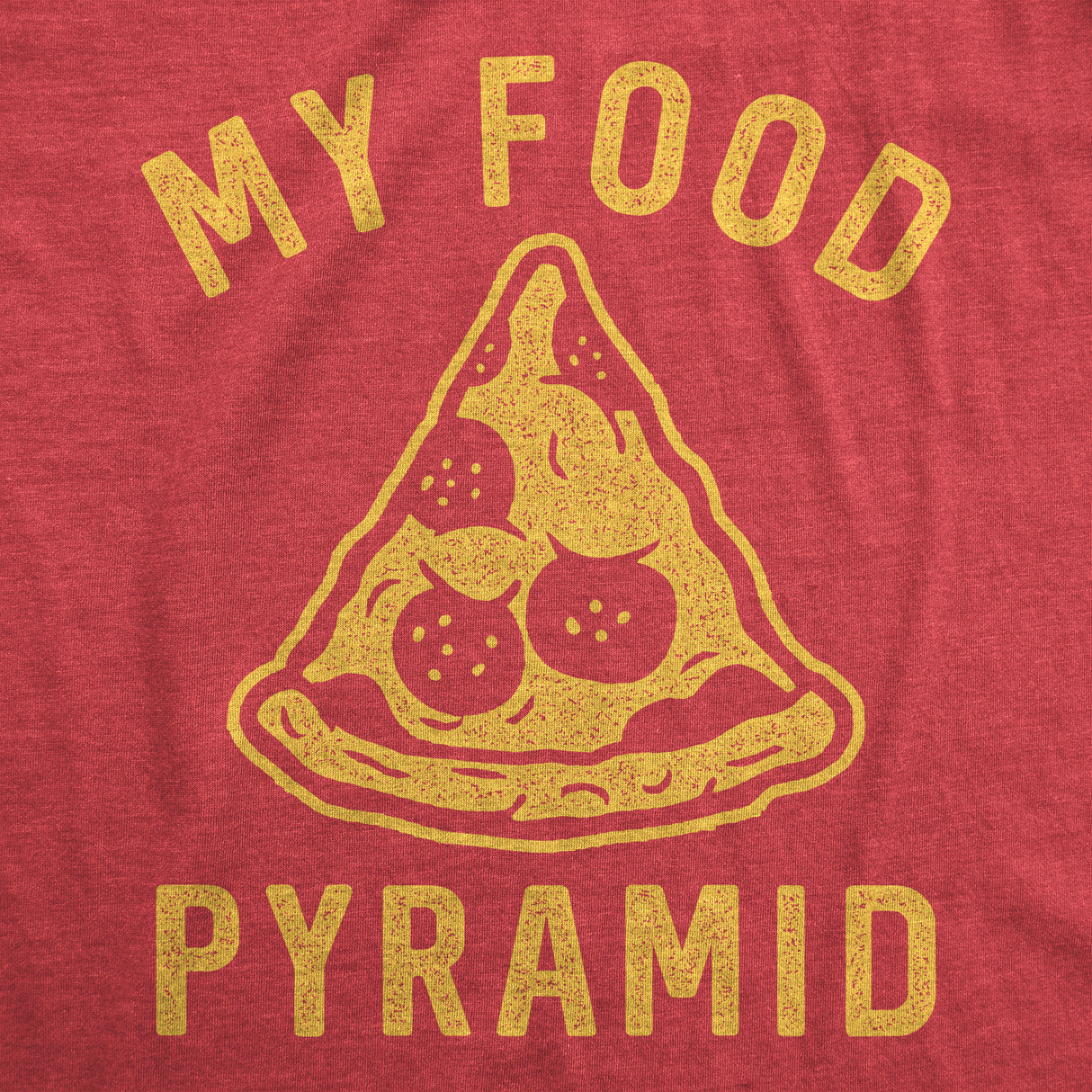 Mens Funny T Shirts My Food Pyramid Sarcastic Pizza Graphic Novelty Tee For Men