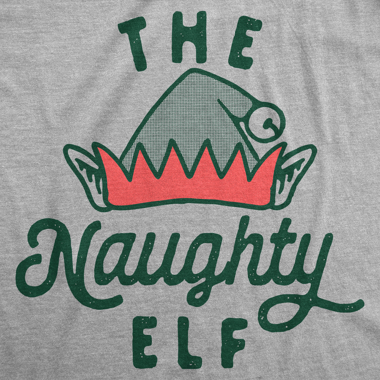 Youth The Naughty Elf T Shirt Funny Bad Behavior Xmas Elves Joke Tee for Kids